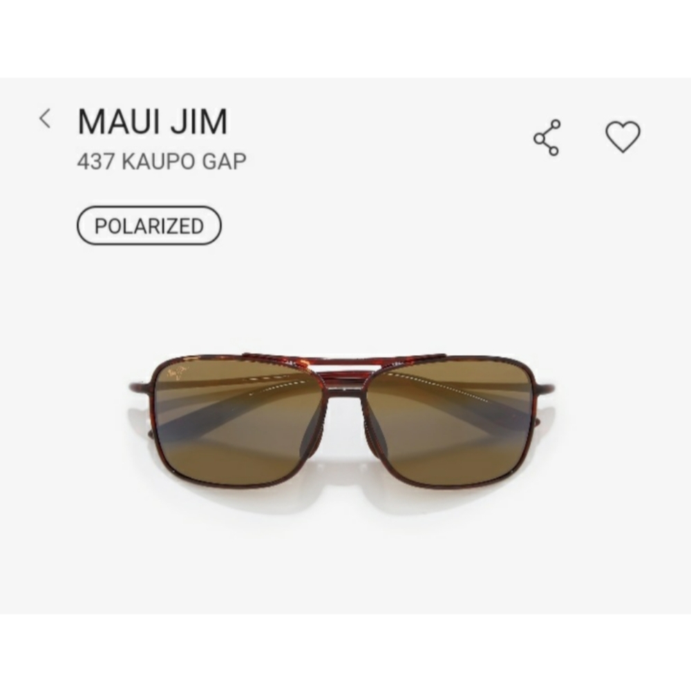 Maui Jim Kaupo Gap sunglasses